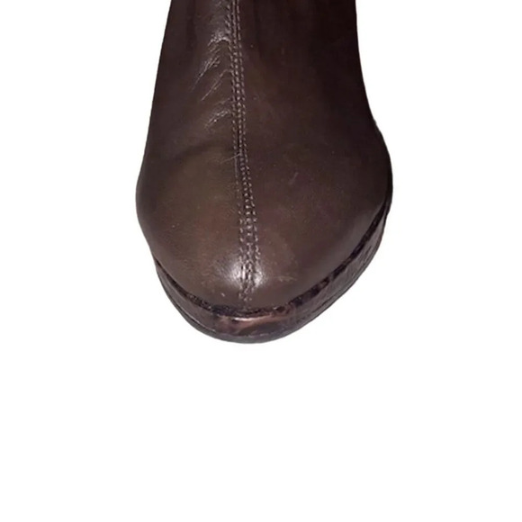 - Giani Bini Women's Brown knee high Suede leg  Boots Size 8.5 Pointed Toe - Picture 9 of 14